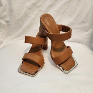 Open Toe Block Heel
